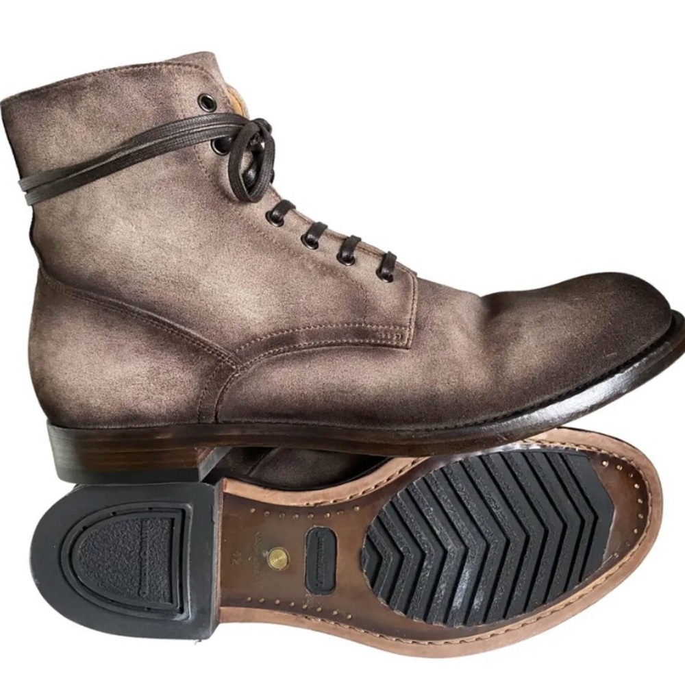 COPY - Men’s Officine Creative ankle boot. Size 42. Grey suede leather.